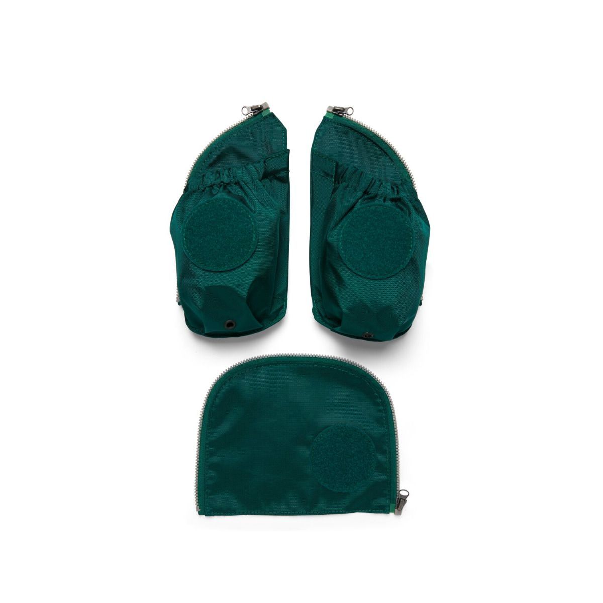 Ergobag Grün Zip-Seitentaschen 3tlg.