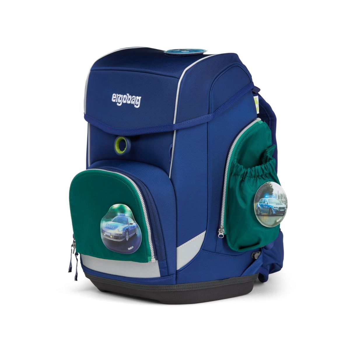 Ergobag Grün Zip-Seitentaschen 3tlg.