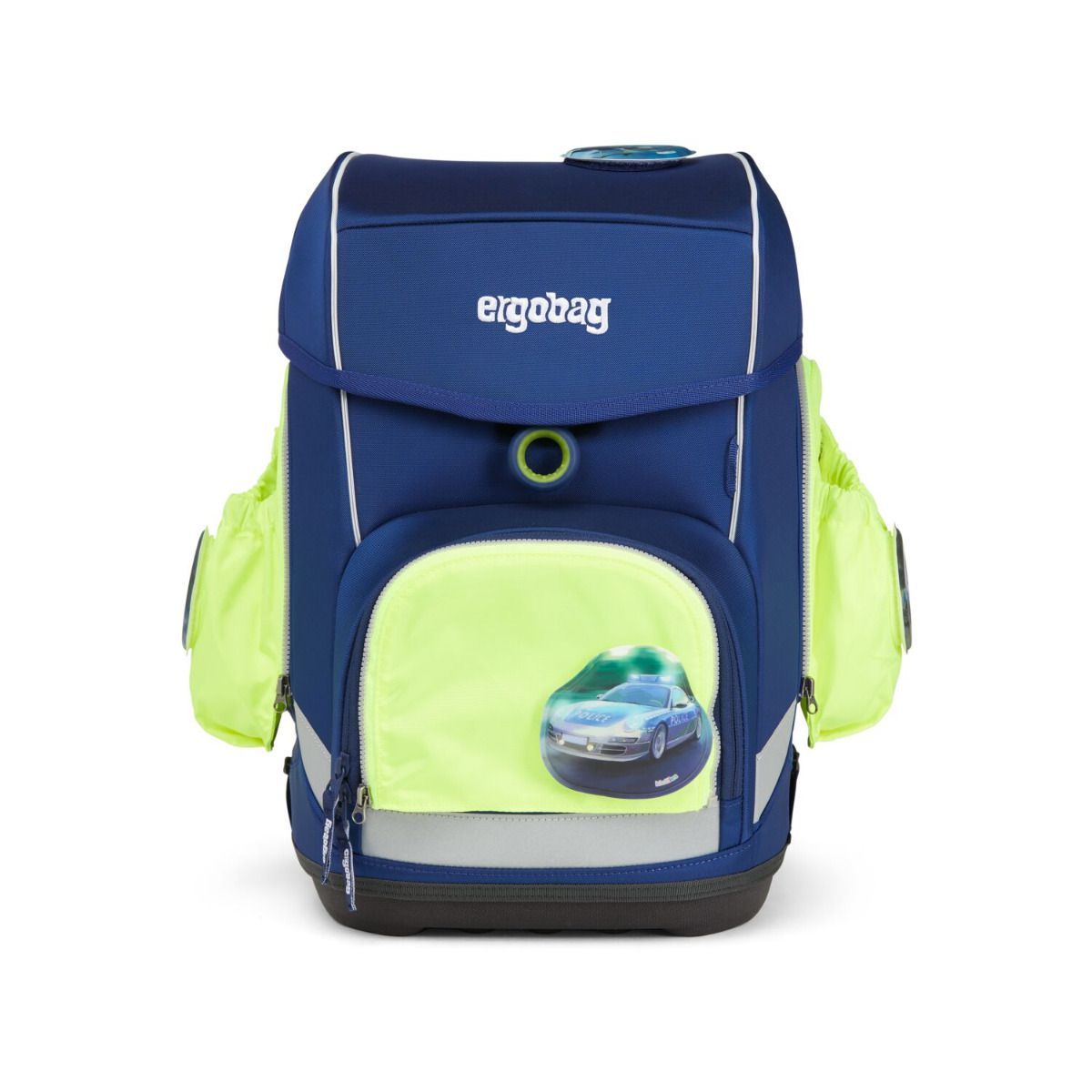 Ergobag Sicherheitsset Gelb Fluoreszierende Zip-Seitentaschen 3tlg.