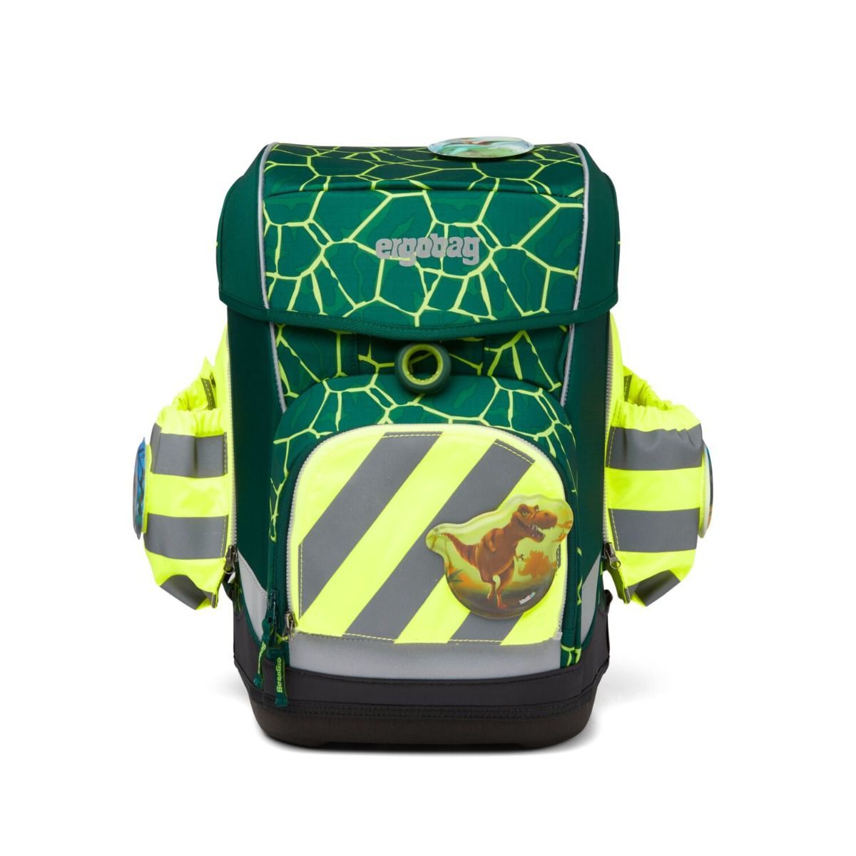 Ergobag Seitentaschen Zip-Set mit Reflektorstreifen Gelb 3tlg.