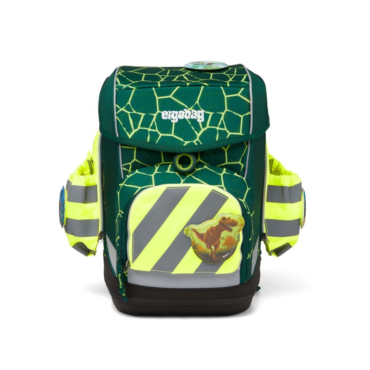 Ergobag Seitentaschen Zip-Set mit Reflektorstreifen Gelb 3tlg.