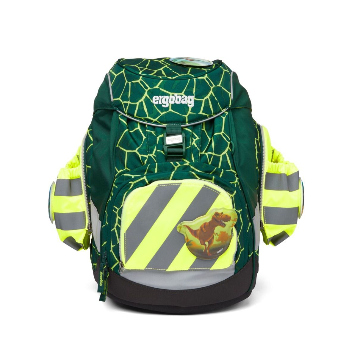 Ergobag Seitentaschen Zip-Set mit Reflektorstreifen Gelb 3tlg.