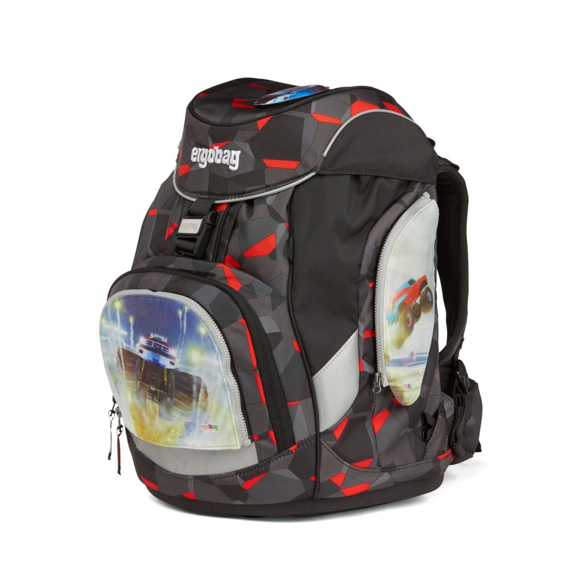 Ergobag Zippies Cartrucks Zip-Seitenflächen 3tlg.