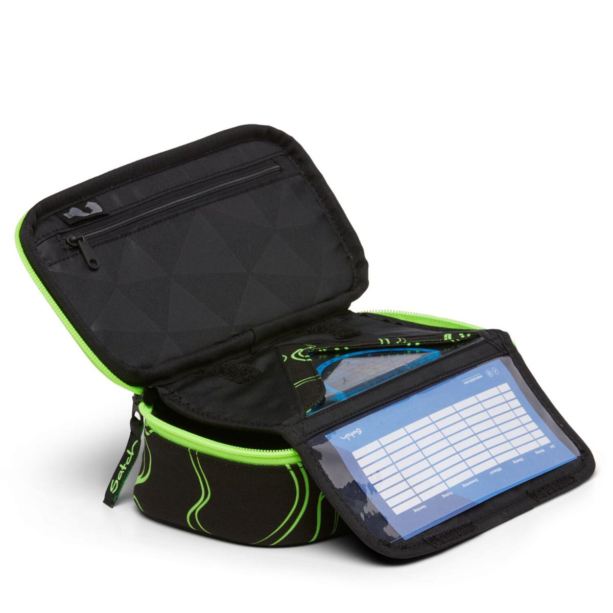 Satch Pack Green Supreme Kollektor Edition Schulrucksack Set 7tlg.