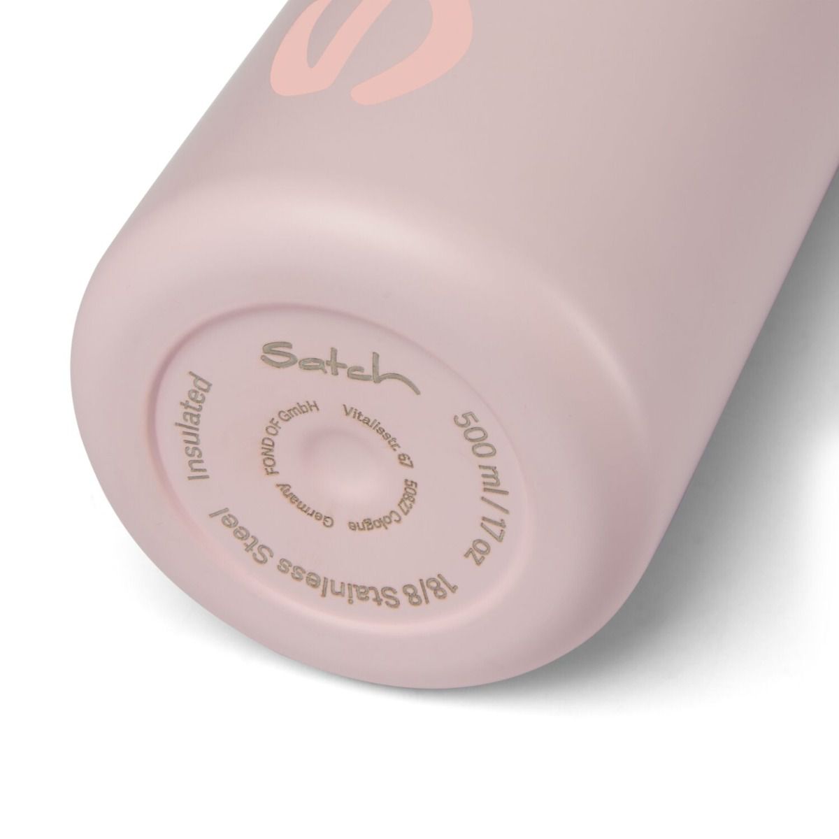 Satch Trinkflasche 0,5 Liter Edelstahl Rose