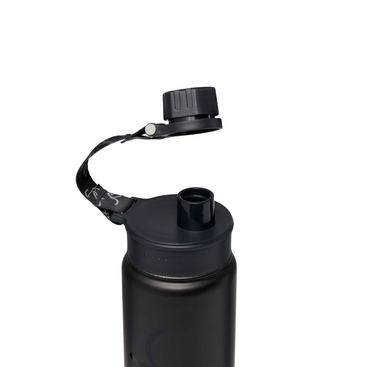 Satch Trinkflasche 0,5 Liter Edelstahl Black