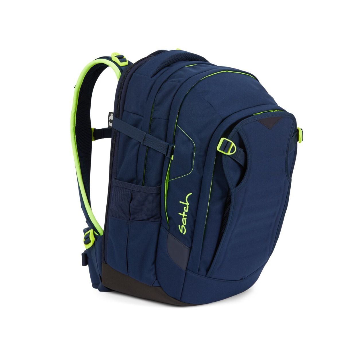 Satch Match Toxic Yellow Schulrucksack Set 3tlg.