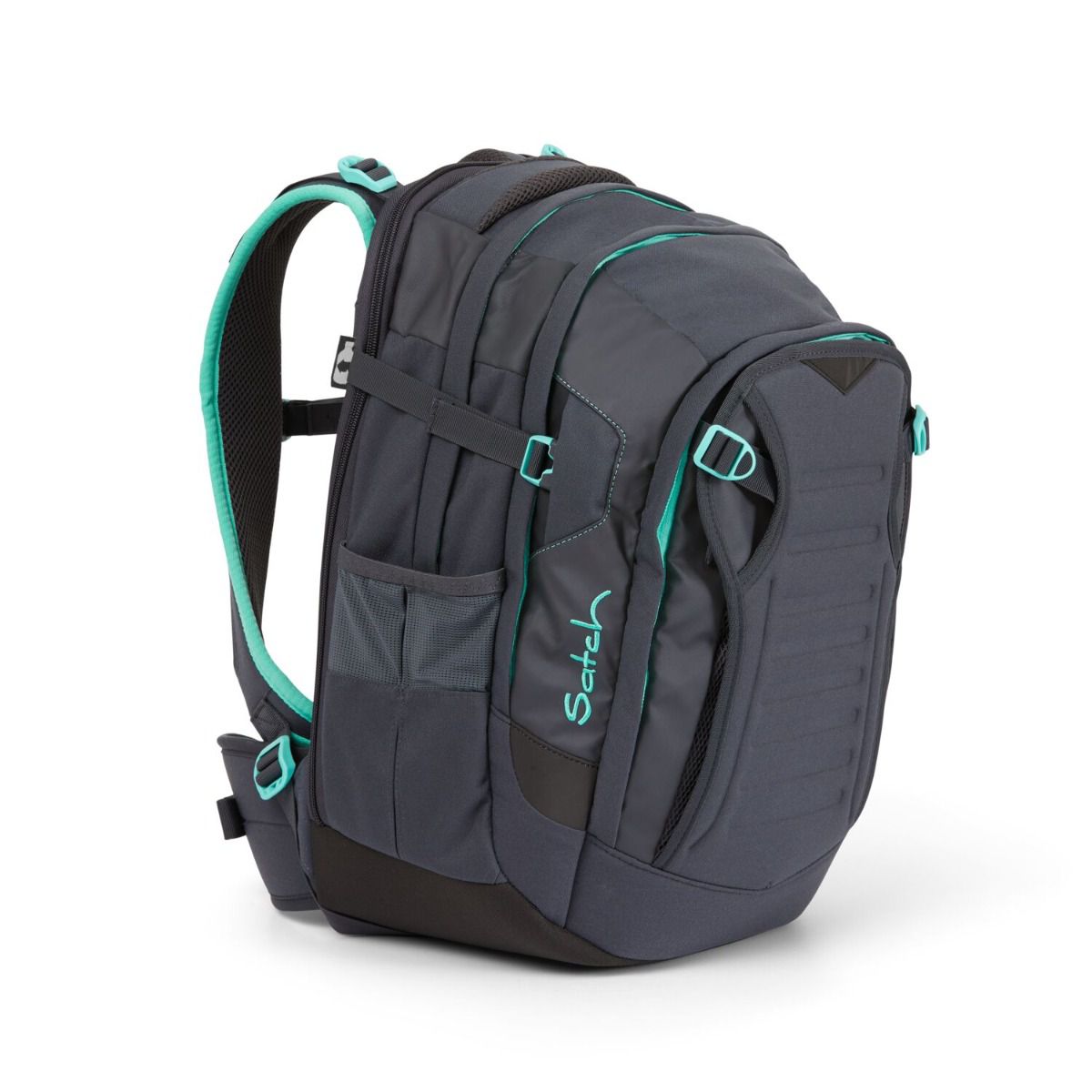 Satch Match Mint Phantom Schulrucksack Set 3tlg.