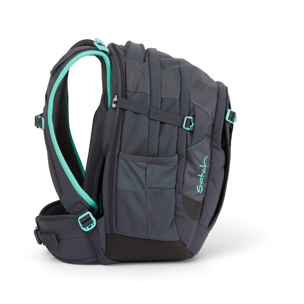 Satch Match Mint Phantom Schulrucksack Set 3tlg.