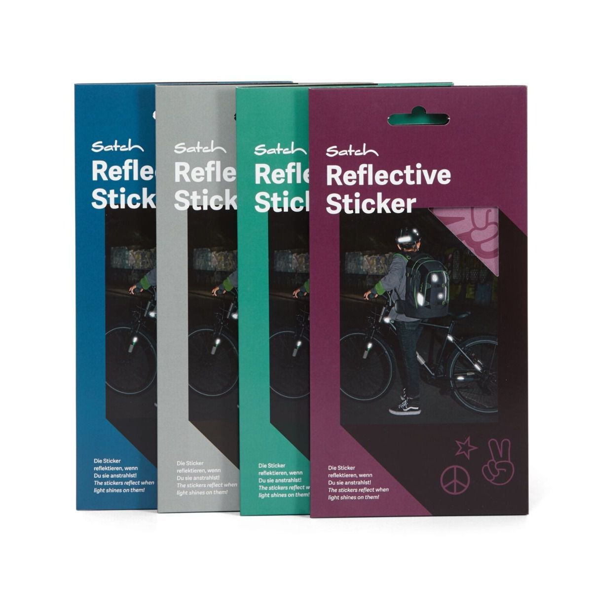 Satch Reflective Sticker Silver