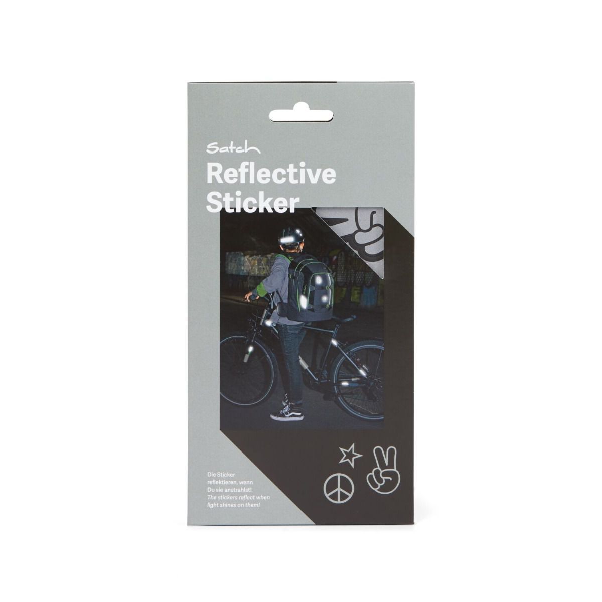 Satch Reflective Sticker Silver