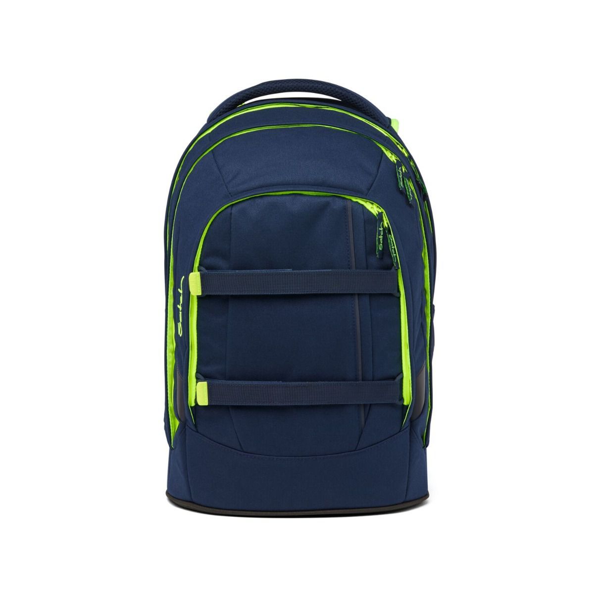 Satch Pack Toxic Yellow Schulrucksack Set 3tlg.