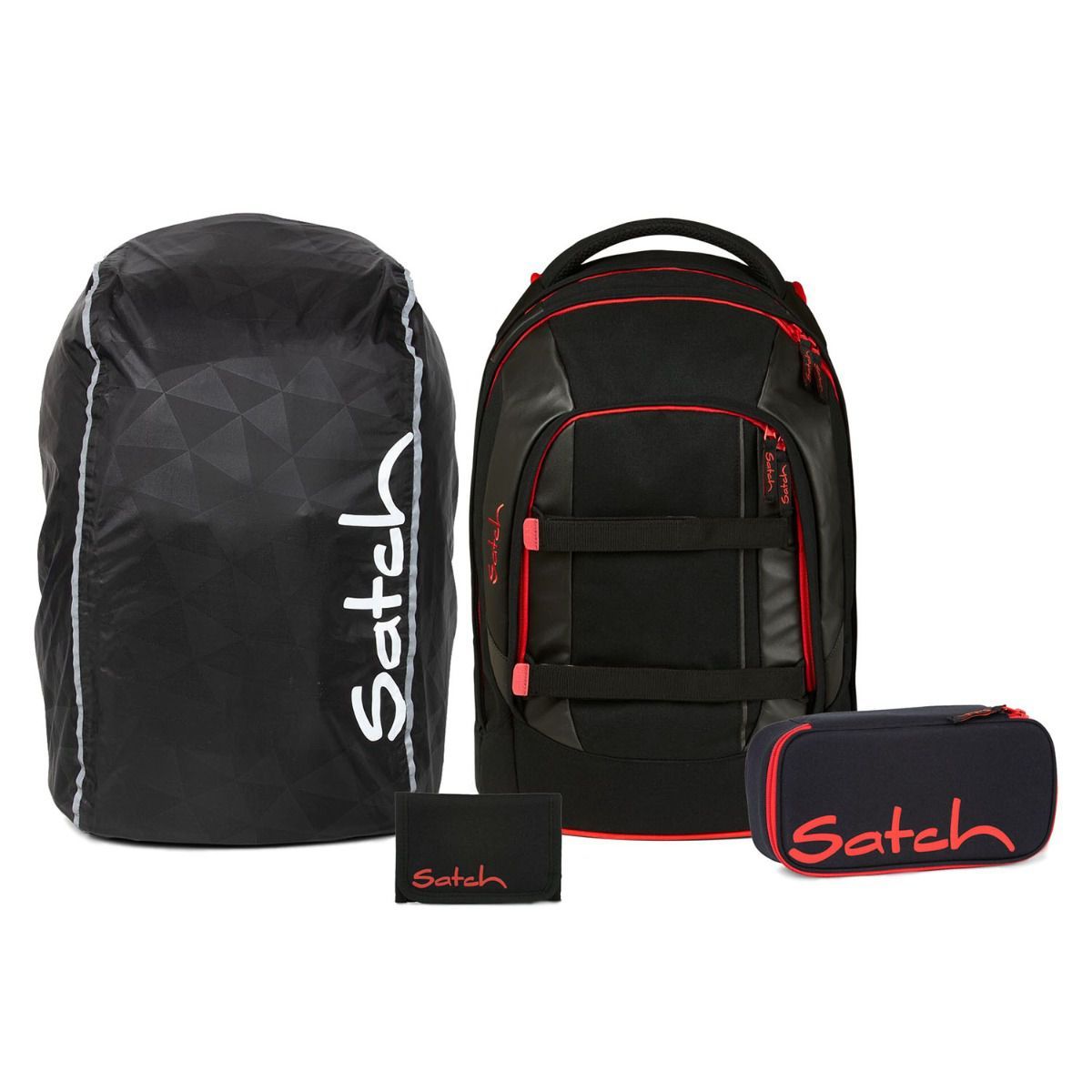 Satch Pack Fire Phantom Streetwalk Edition Schulrucksack Set 4tlg.
