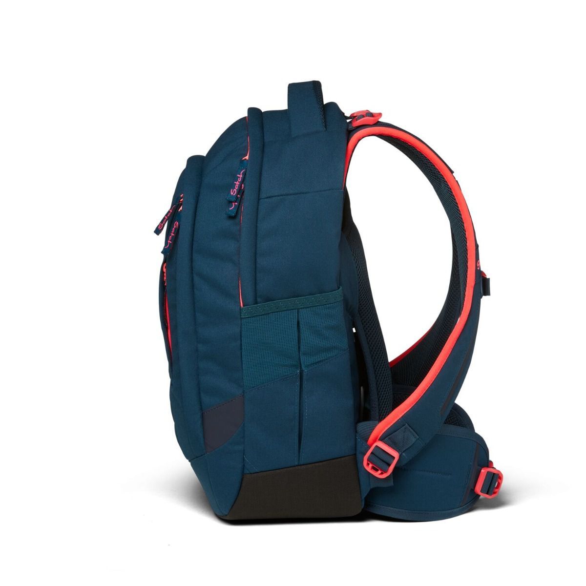 Satch Sleek Pink Phantom Streetwalk Edition Schulrucksack Set 4tlg.