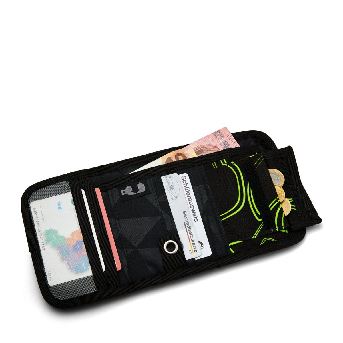 Satch Pack Green Supreme Kollektor Edition Schulrucksack Set 7tlg.