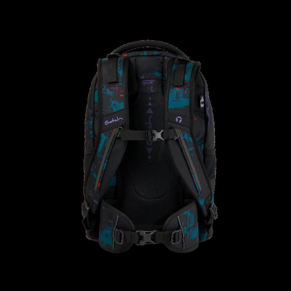Satch Pack Night Vision Streetwalk Edition Schulrucksack Set 4tlg.
