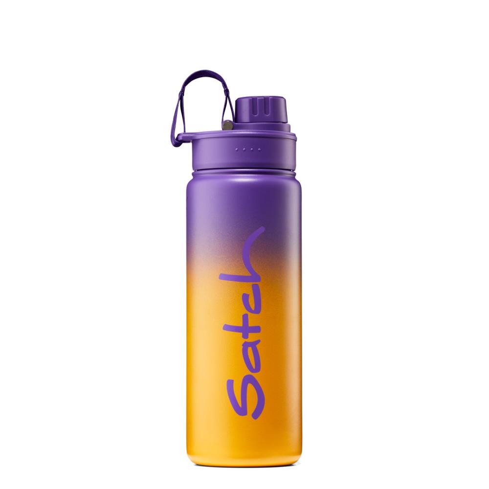 Satch Trinkflasche 0,5 Liter Edelstahl Purple Graffiti