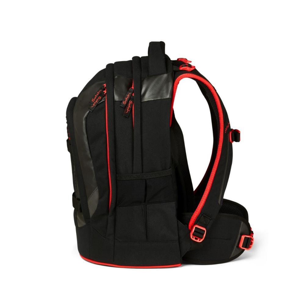 Satch Pack Fire Phantom Graffiti Edition Red Black Schulrucksack Set 5tlg.