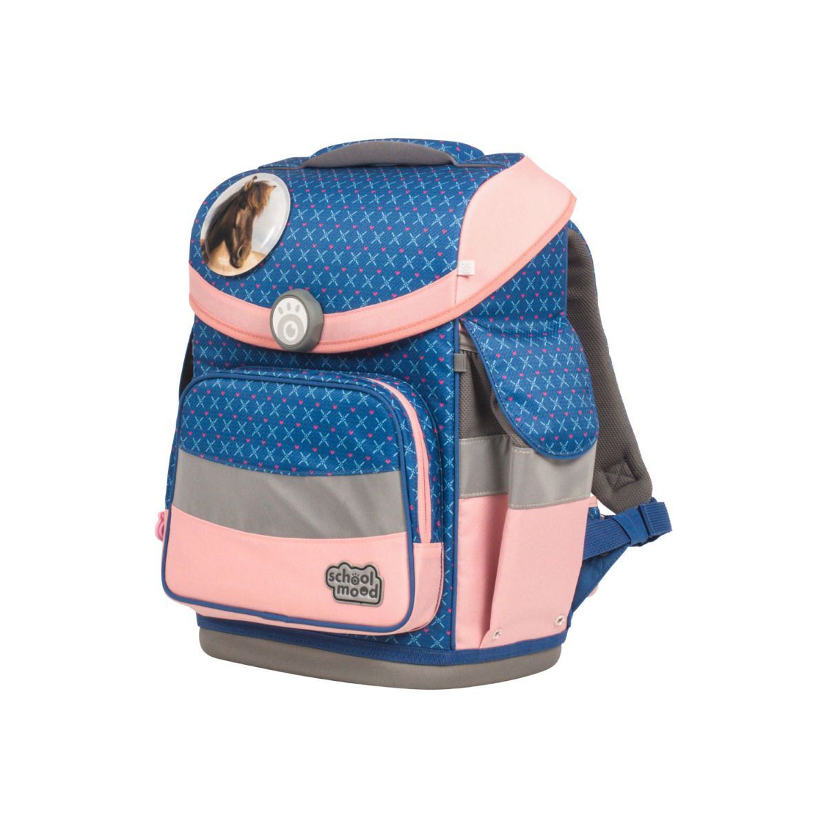 School Mood Timeless Air Mila Pferd Schulranzen Set 7tlg.