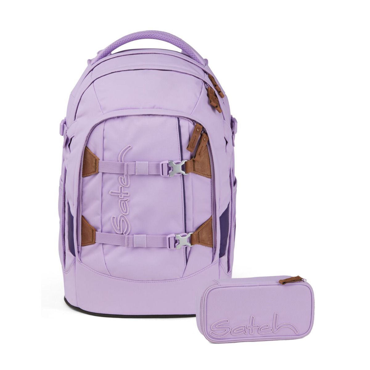 Satch Pack Nordic Purple Skandi Edition Schulrucksack Set 2tlg.