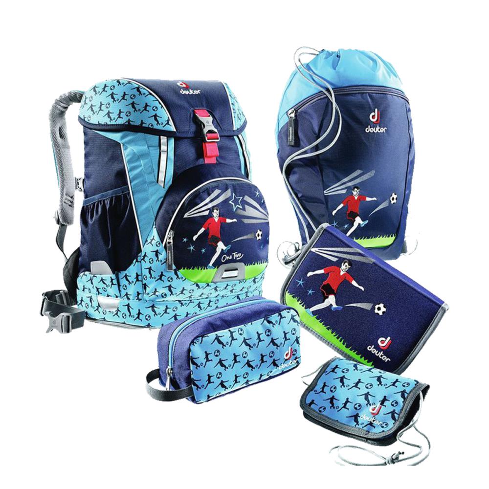 Deuter OneTwo Sneaker Bag Navy Soccer Schulranzen Set 5tlg.