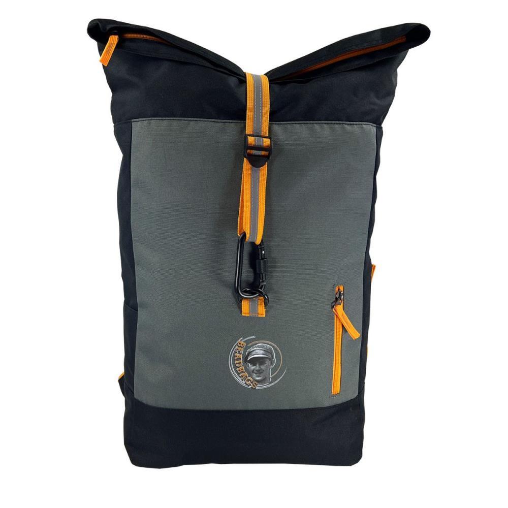 Beadbags Ocean Ostsee Karabiner Grau Rucksack