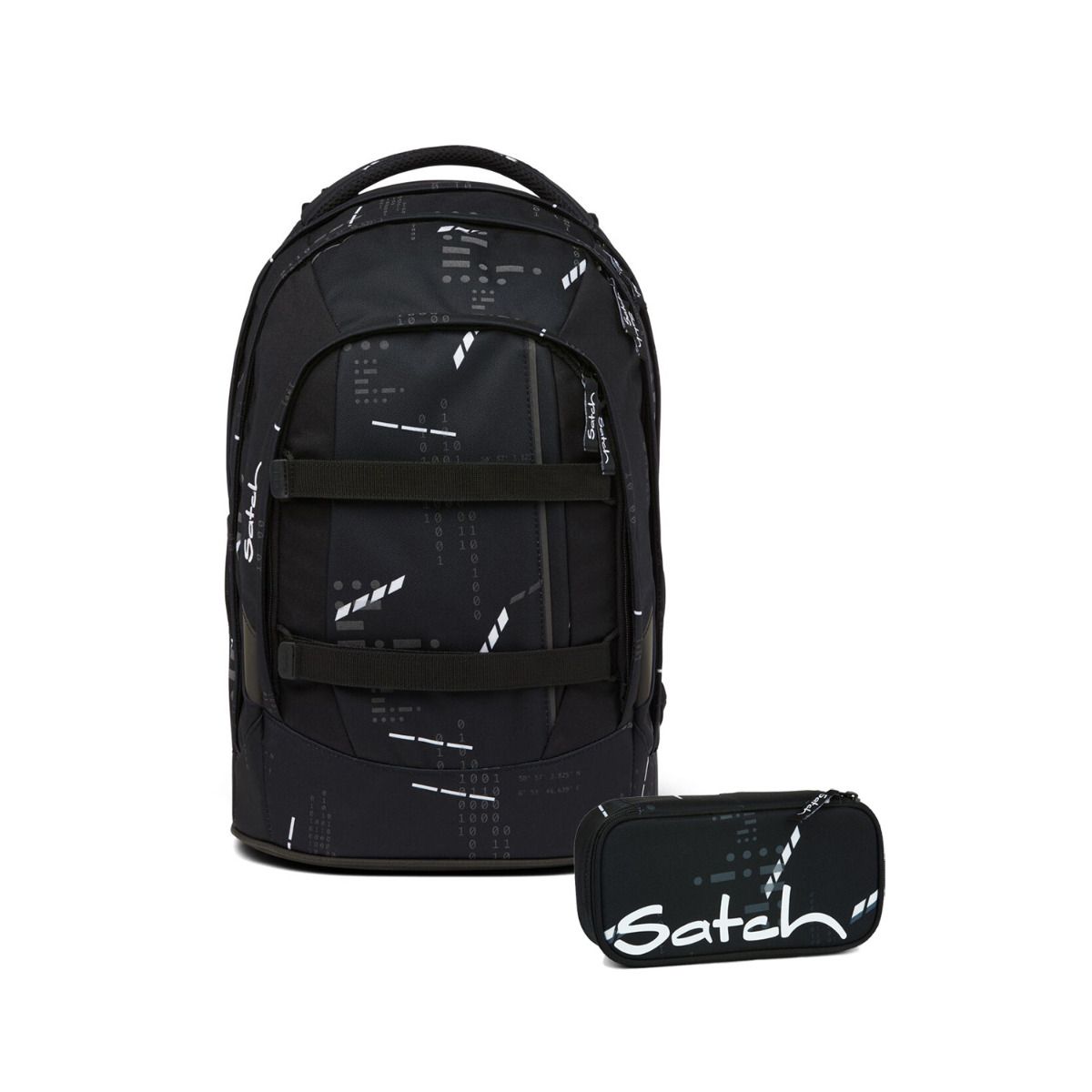 Satch Pack Ninja Matrix Schulrucksack Set 2tlg.