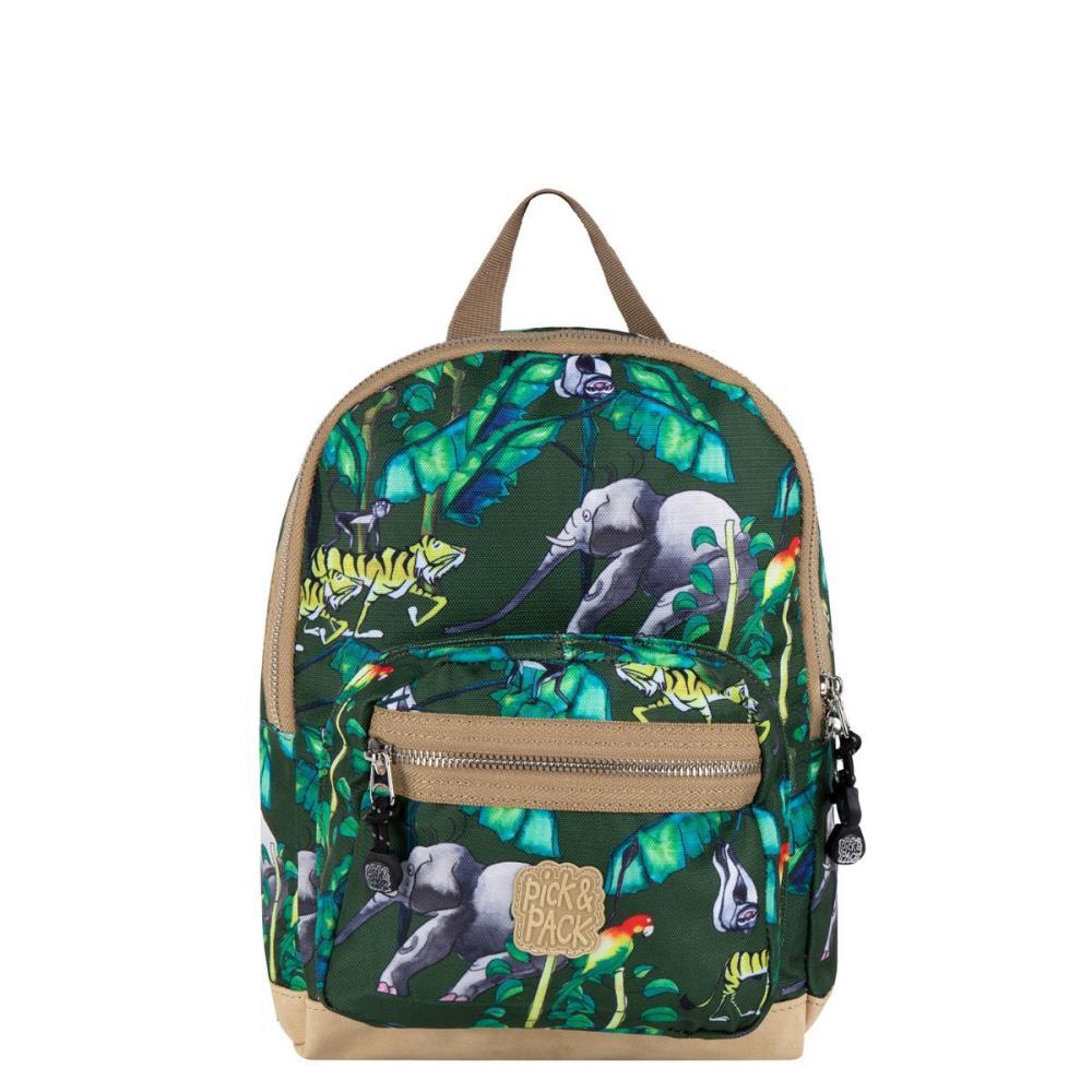 Pick & Pack Happy Jungle Bamboo Kinderrucksack S