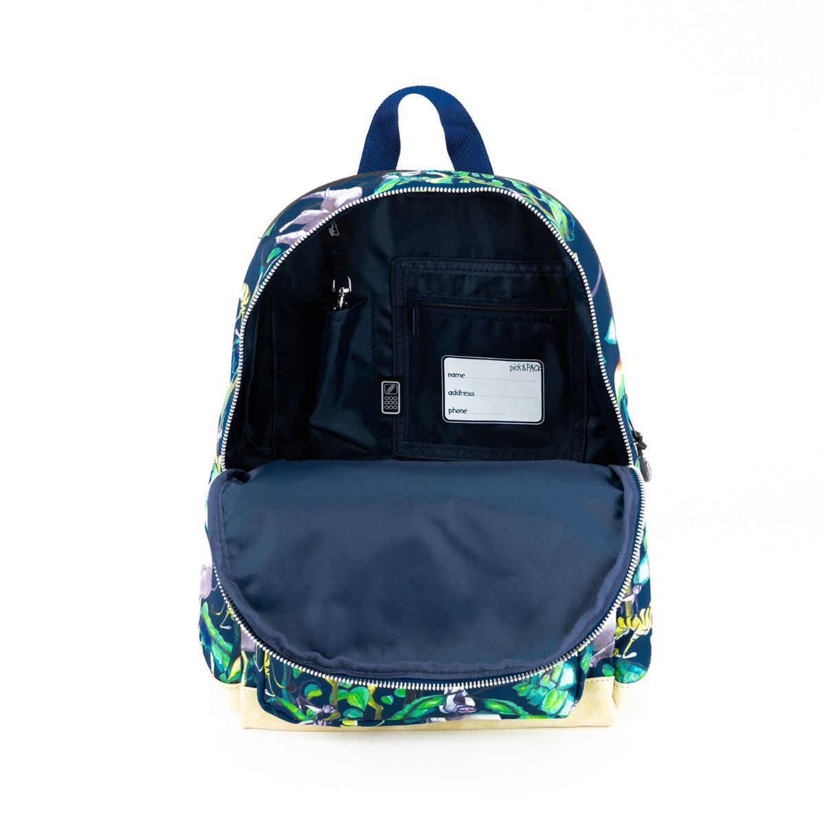 Pick & Pack Happy Jungle Navy Kinderrucksack M