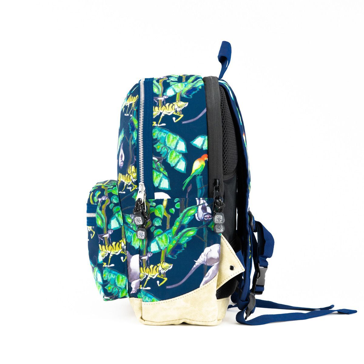 Pick & Pack Happy Jungle Navy Kinderrucksack M