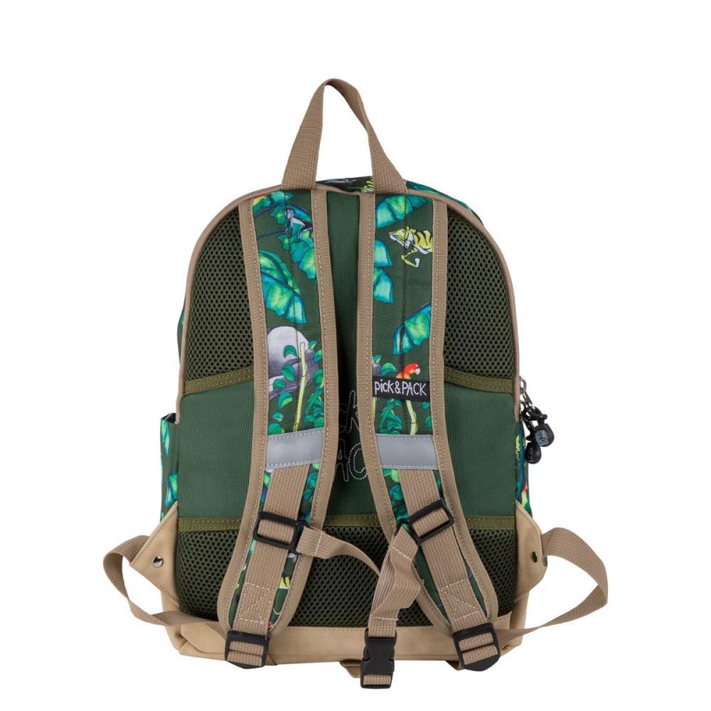 Pick & Pack Happy Jungle Bamboo Green Kinderrucksack M