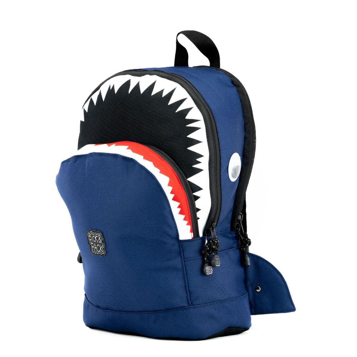 Pick & Pack Shark Shape Navy Kinderrucksack M