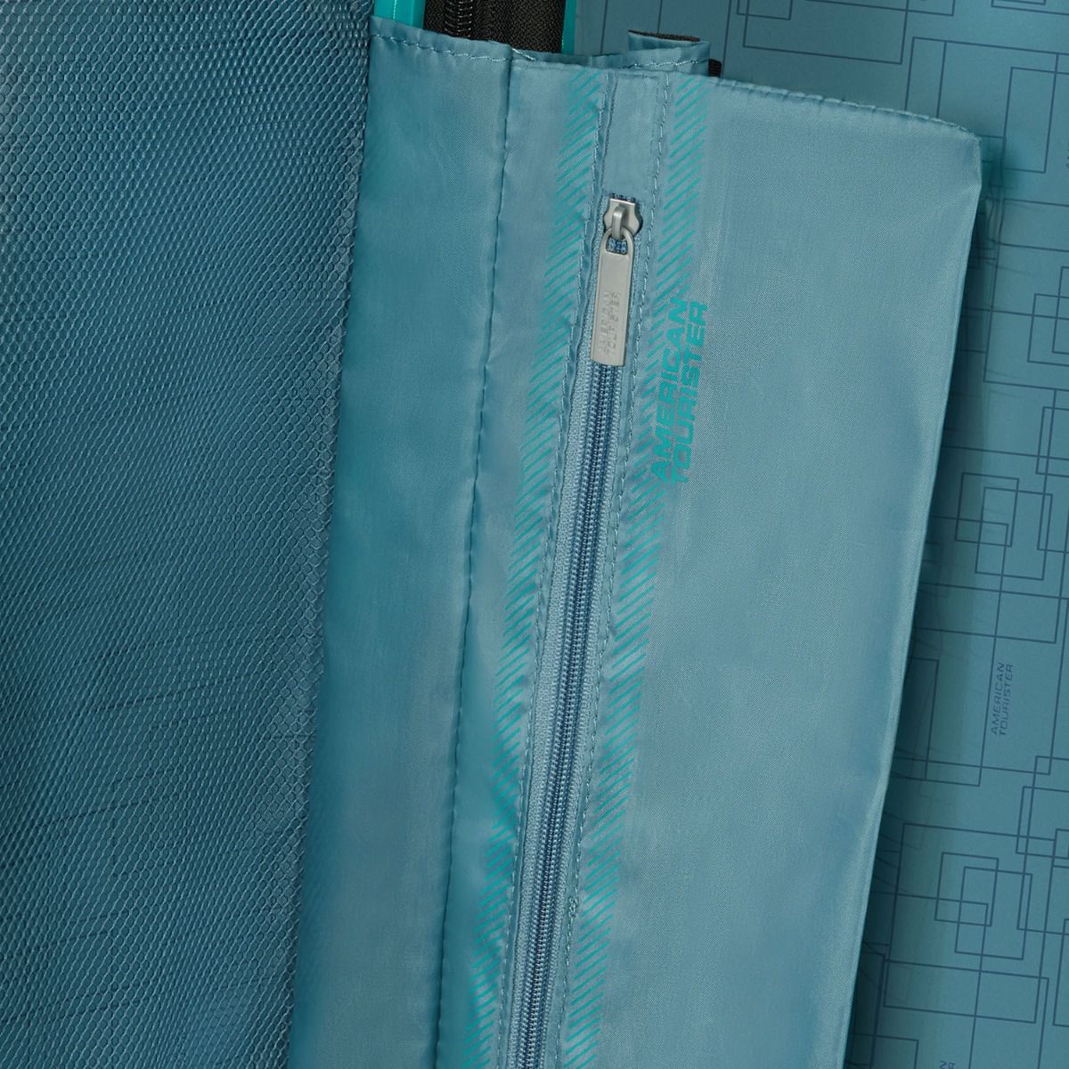American Tourister Aerostep Turquoise Tonic Trolley S 55 cm
