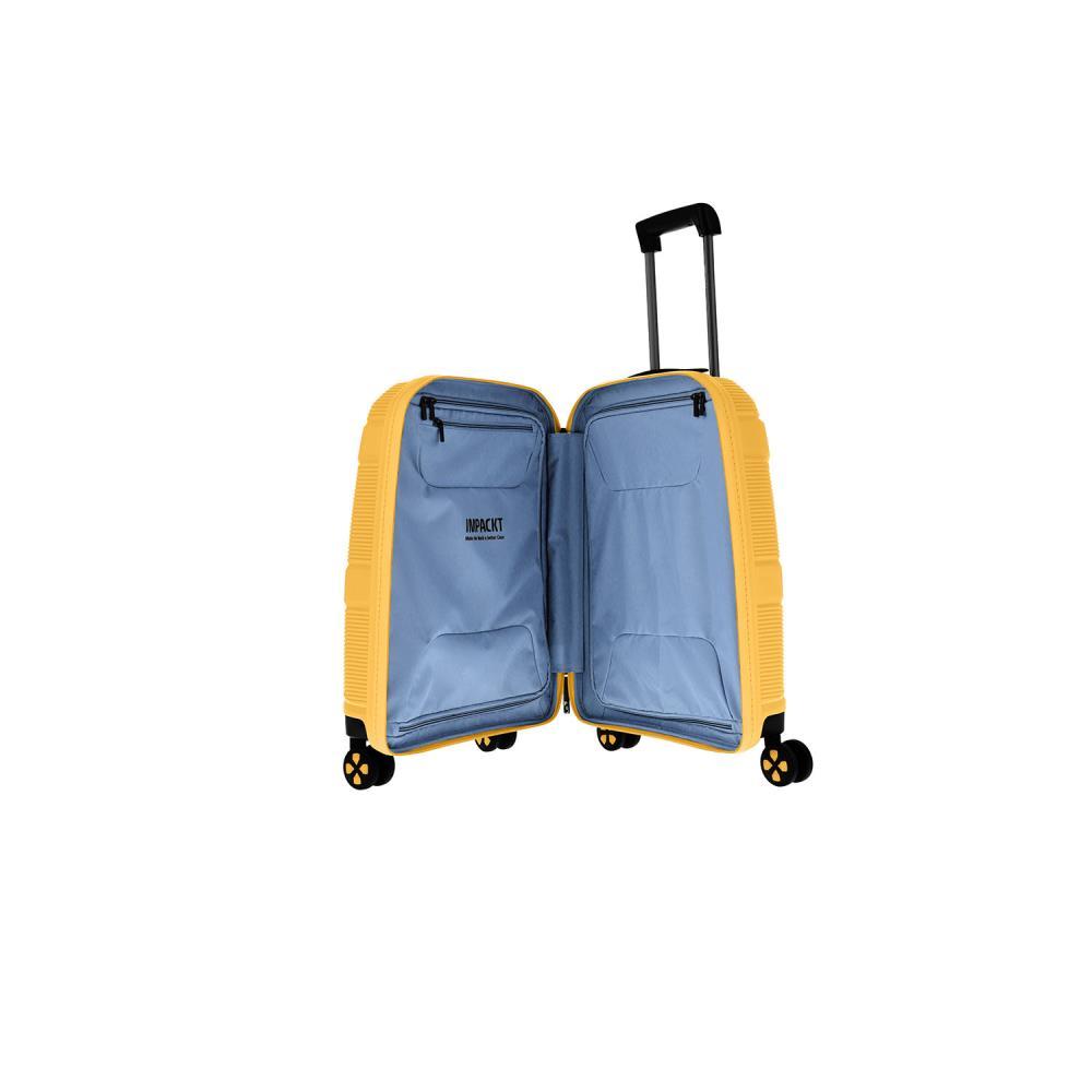 Impackt IP1 USB Port Sunset Yellow 4-Doppelrollen Trolley S 55 cm