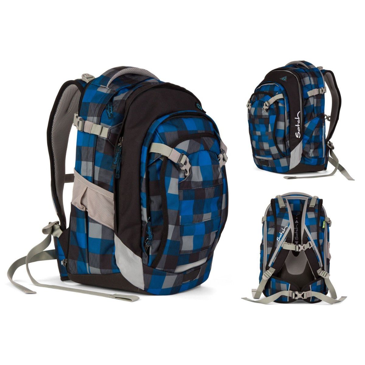 Satch Match Airtwist Schulrucksack Set 3tlg.