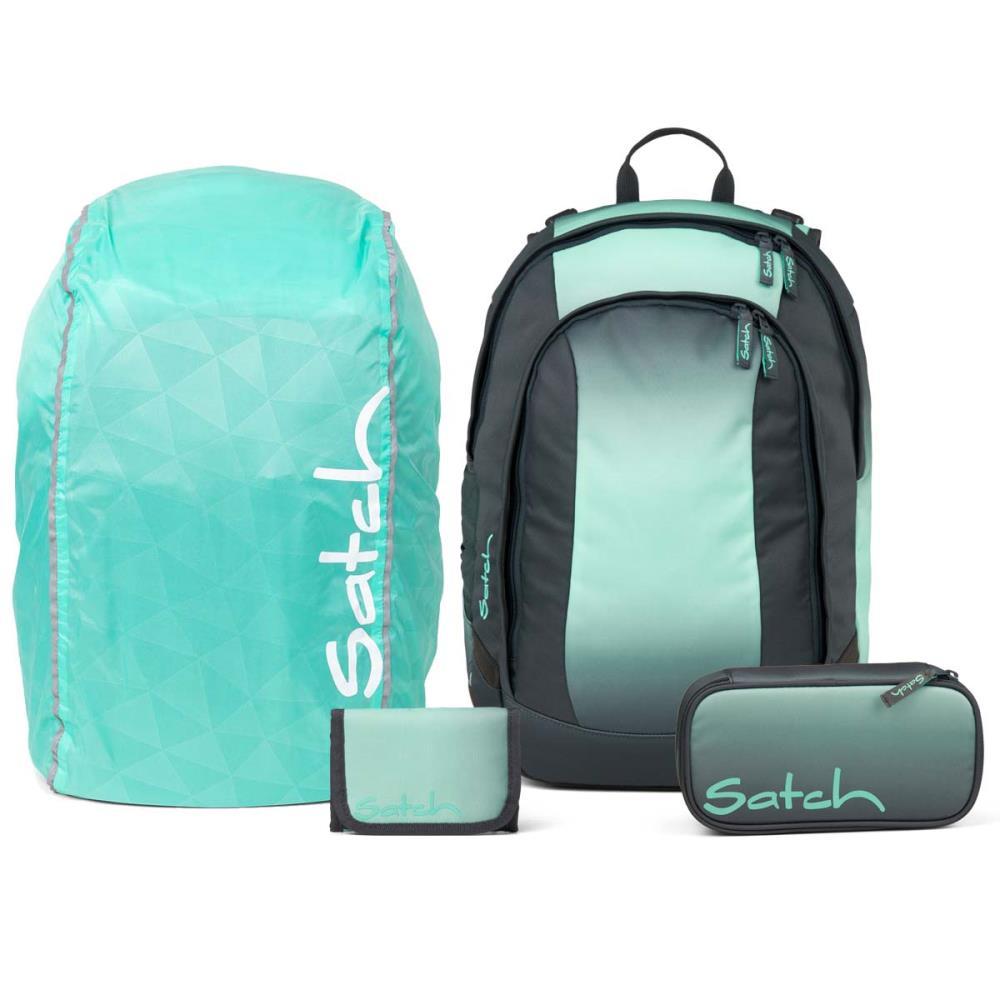 Satch Air Gradient Mint Streetwalk Edition Schulrucksack Set 4tlg.