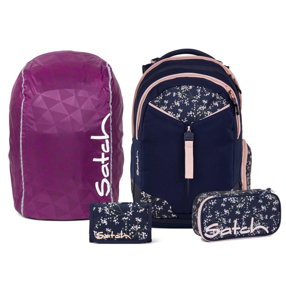Satch Match Bloomy Breeze Streetwalk Edition Schulrucksack Set 4tlg.