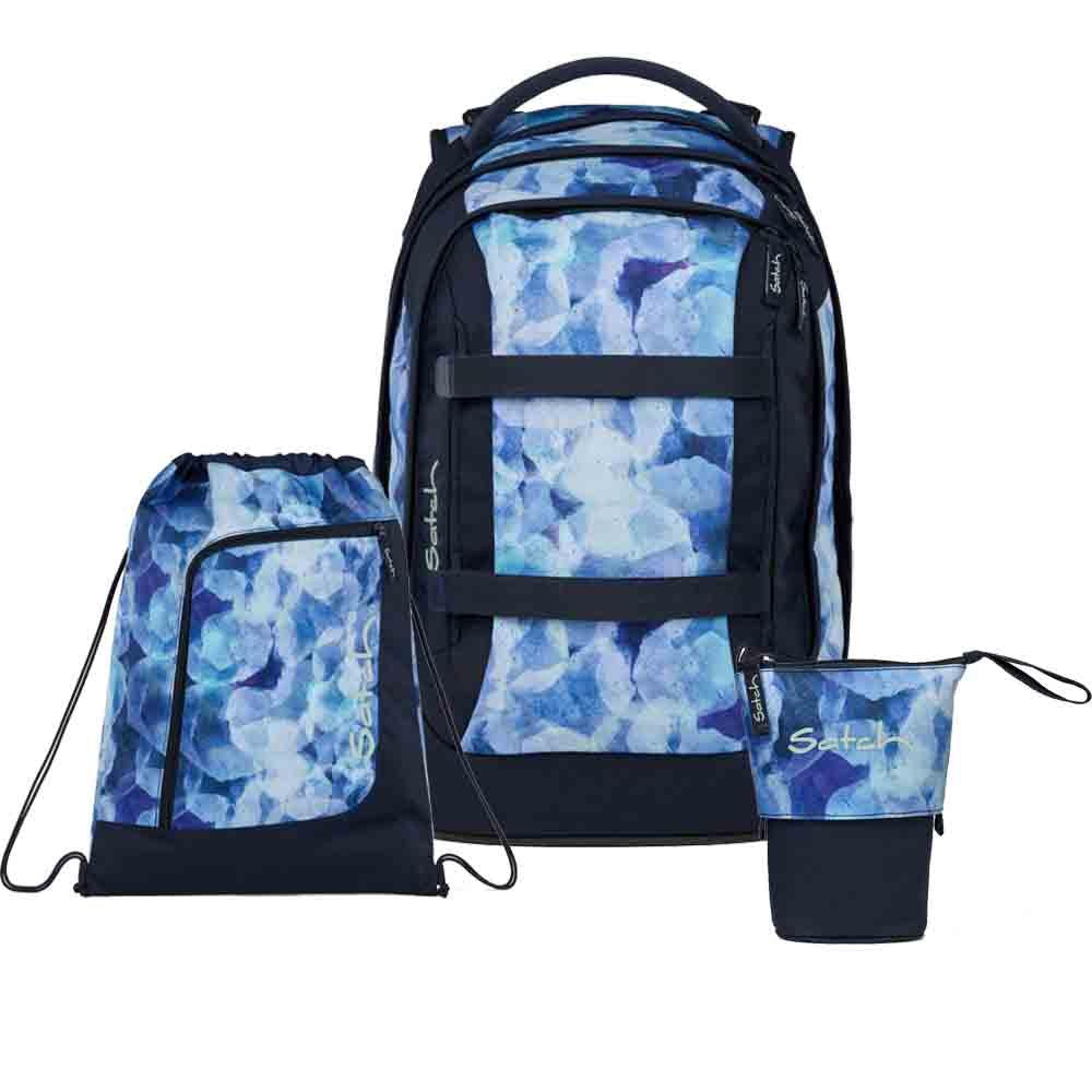 Satch Pack Blurry Sky Pencil Slider Light Edition Schulrucksack Set 3tlg.