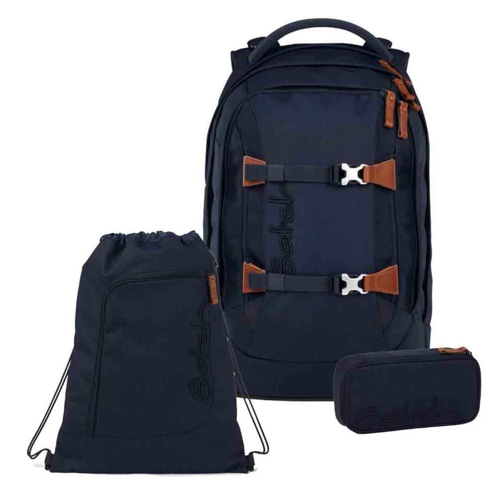 Satch Pack Nordic Blue Skandi Edition Schulrucksack Set 3tlg.
