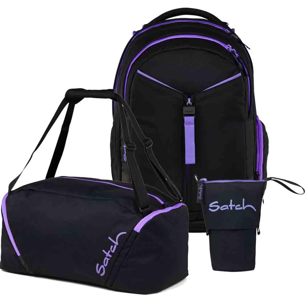 Satch Match Purple Phantom Pencil Slider Edition Schulrucksack Set 3tlg.