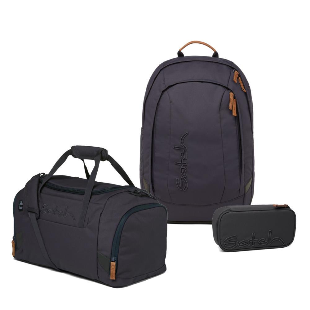 Satch Air Nordic Grey Skandi Edition Schulrucksack Set 3tlg.