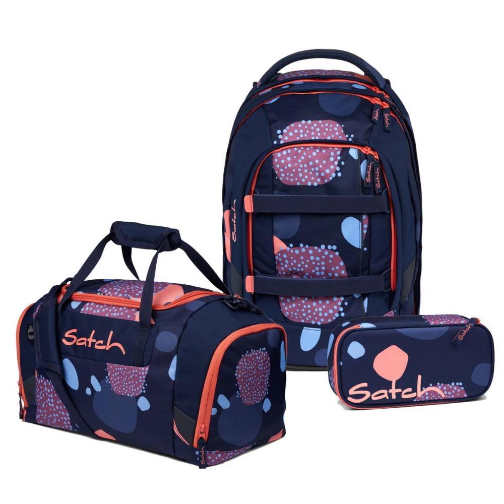 Satch Pack Coral Reef Schulrucksack Set 3tlg.