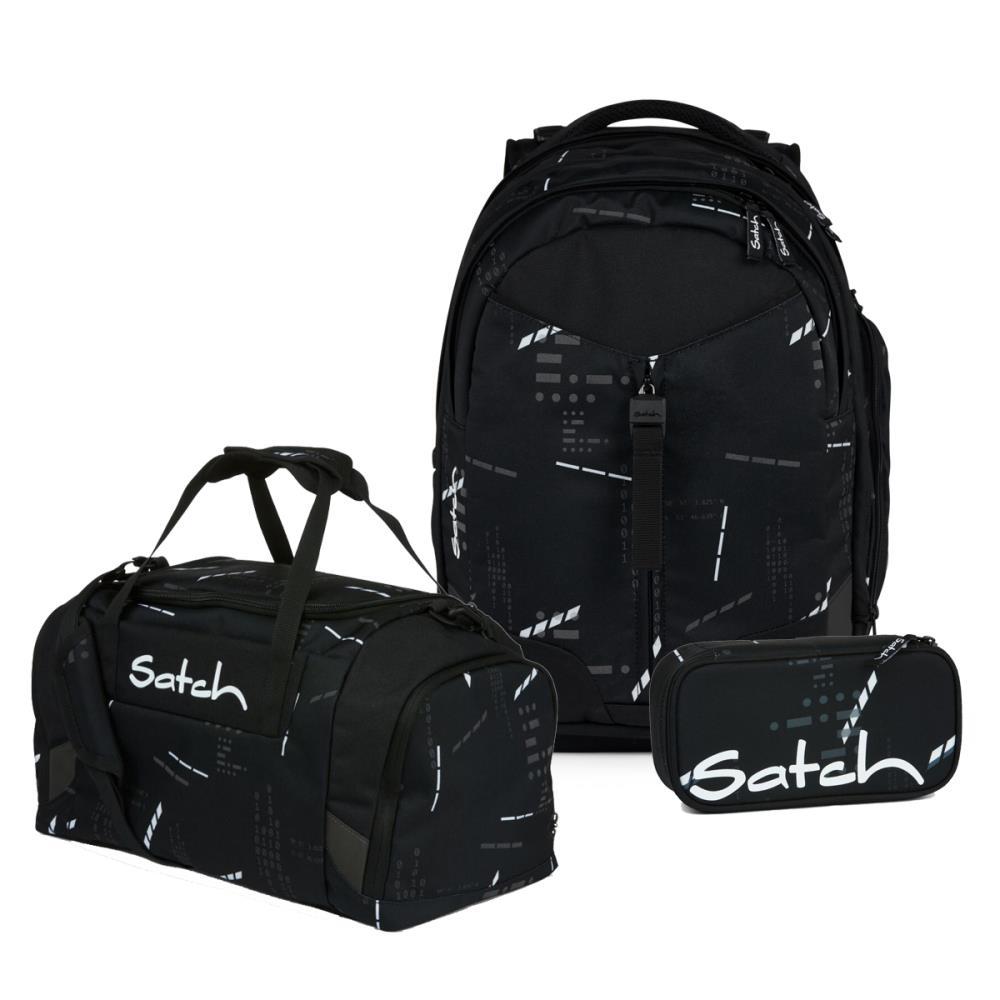 Satch Match Ninja Matrix Schulrucksack Set 3tlg.