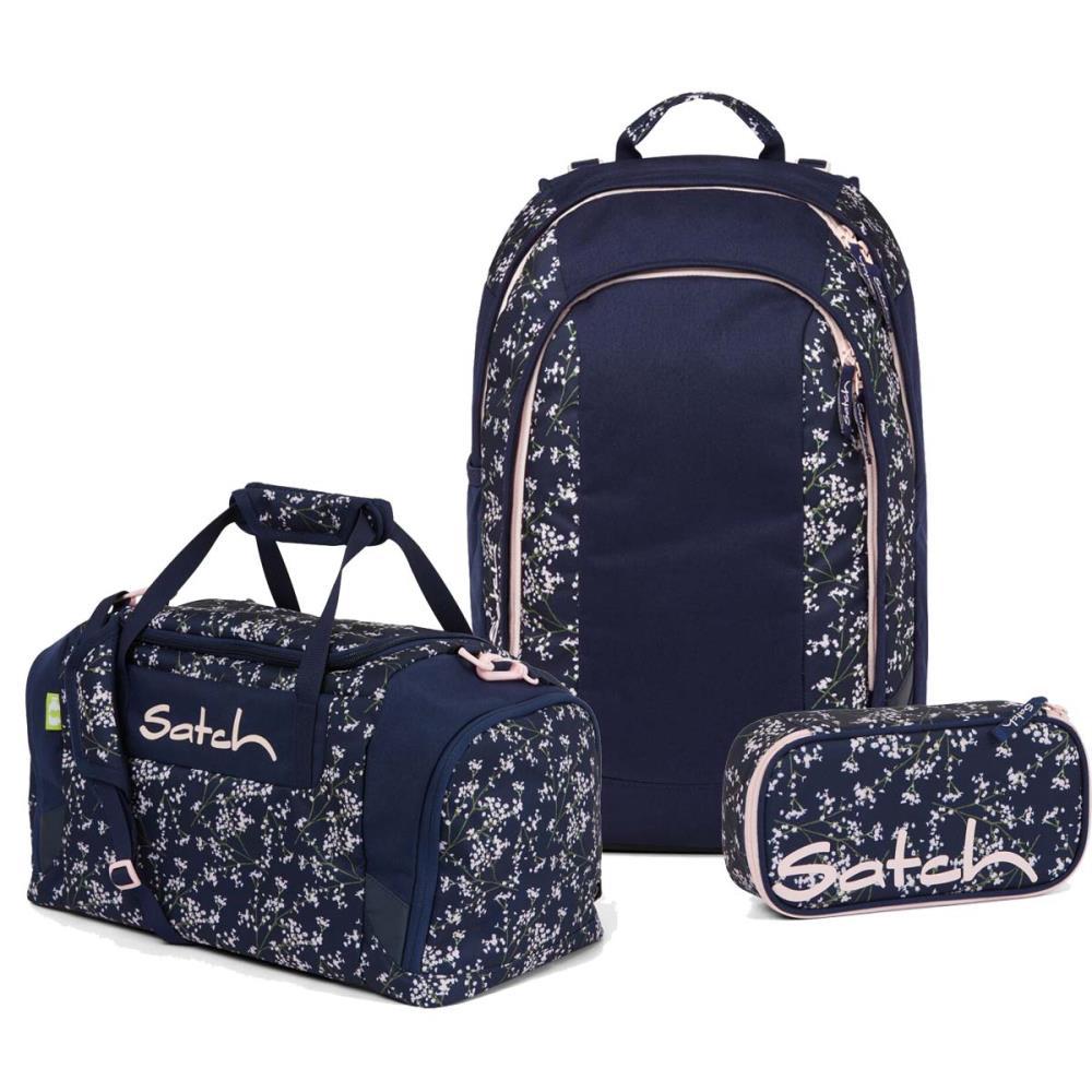 Satch Air Bloomy Breeze Schulrucksack Set 3tlg.