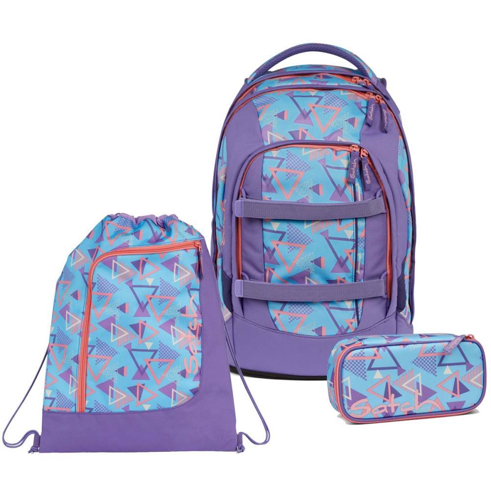 Satch Pack 80s Dance Schulrucksack Set 3tlg.