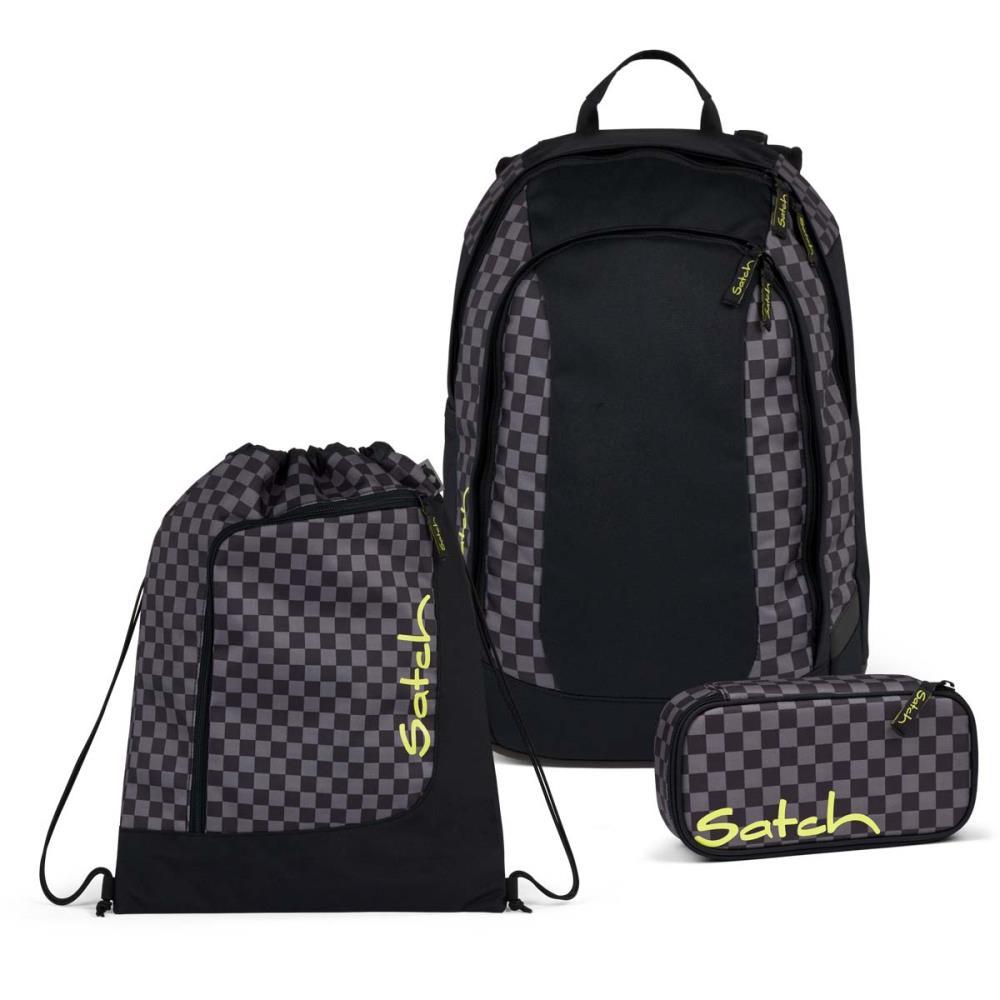 Satch Air Dark Skate Schulrucksack Set 3tlg.