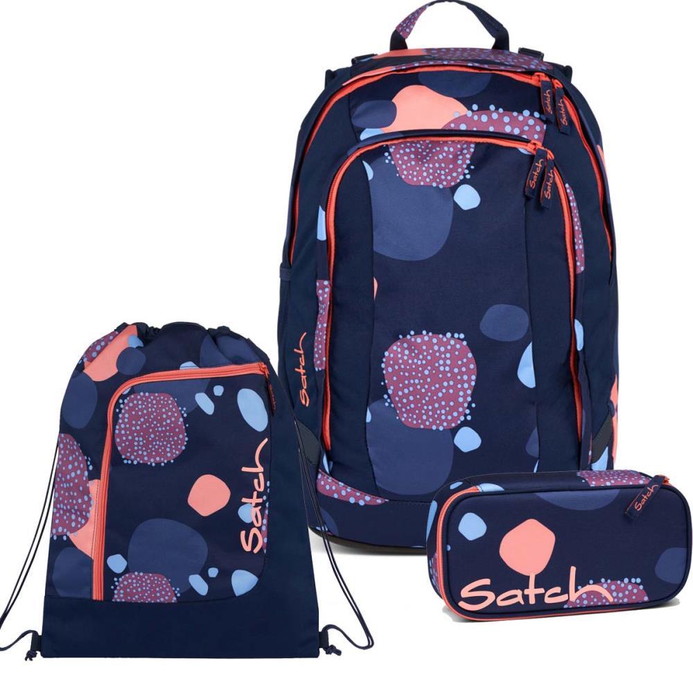 Satch Air Coral Reef Schulrucksack Set 3tlg.