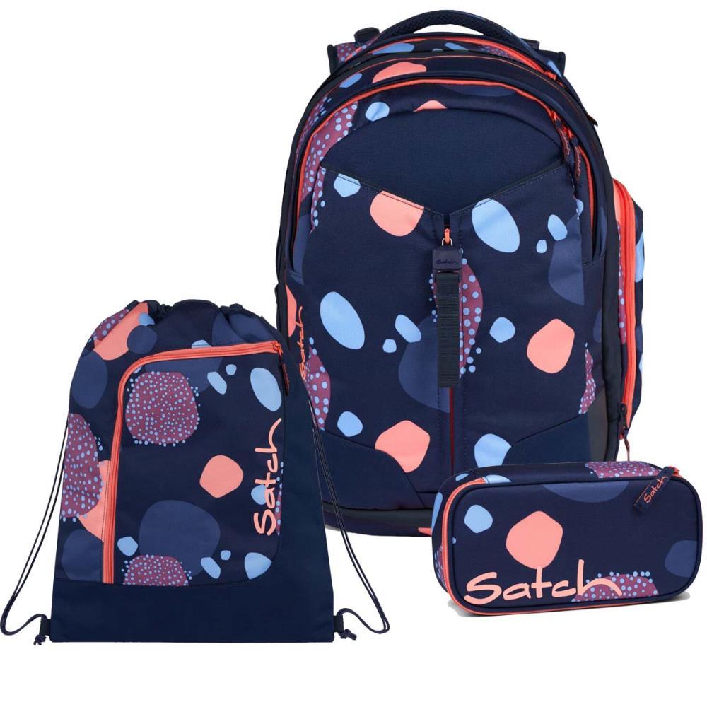 Satch Match Coral Reef Schulrucksack Set 3tlg.
