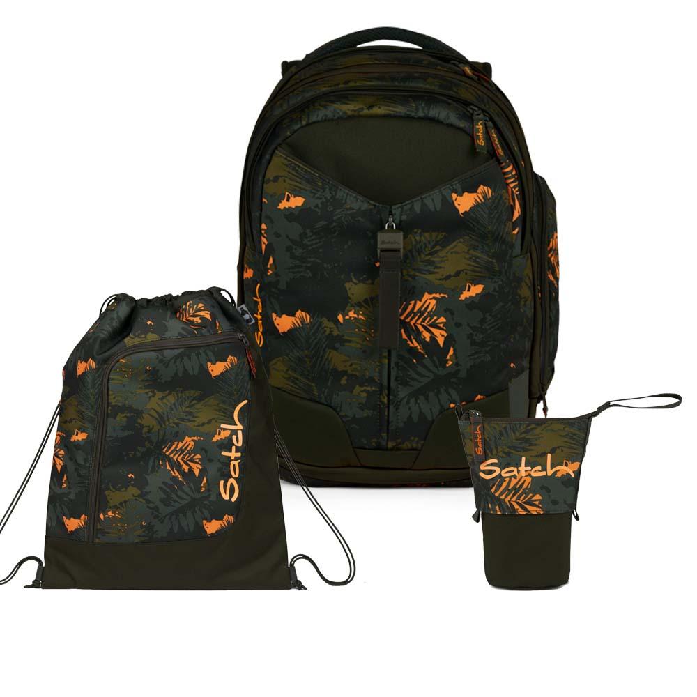 Satch Match Jurassic Jungle Pencil Slider Light Edition Schulrucksack Set 3tlg.