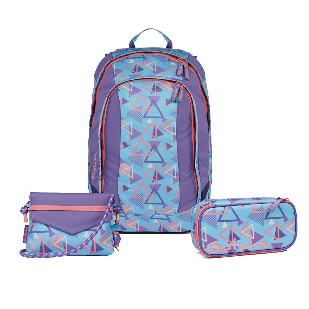 Satch Air 80s Dance Beauty and The School Schulrucksack Set 3tlg.